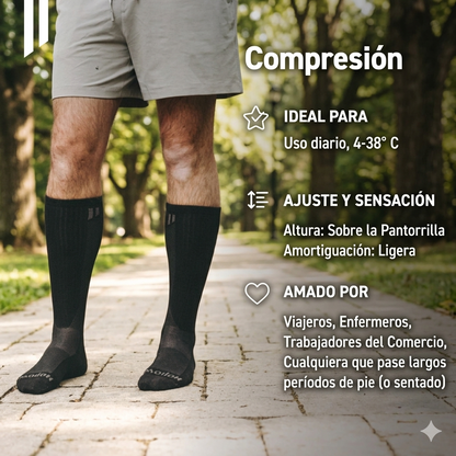 PiernaLigera™  Medias de compresión avanzadas.