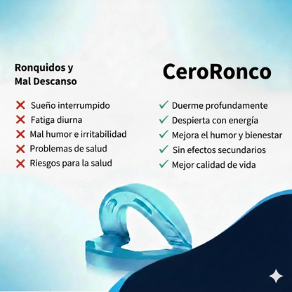 CeroRonco™  boquilla anti-ronquidos