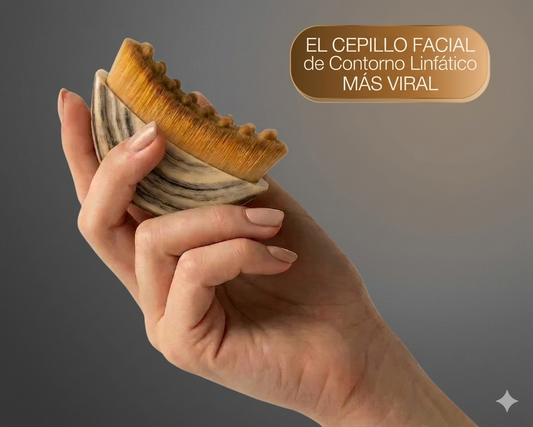 Cepillo facial linfático.